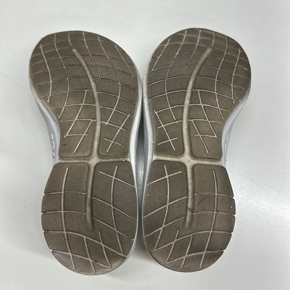 Oofos Oomg eeZee Slip On Sneaker Canvas Shoes Olive Green White Women's Size 8 - Picture 8 of 9